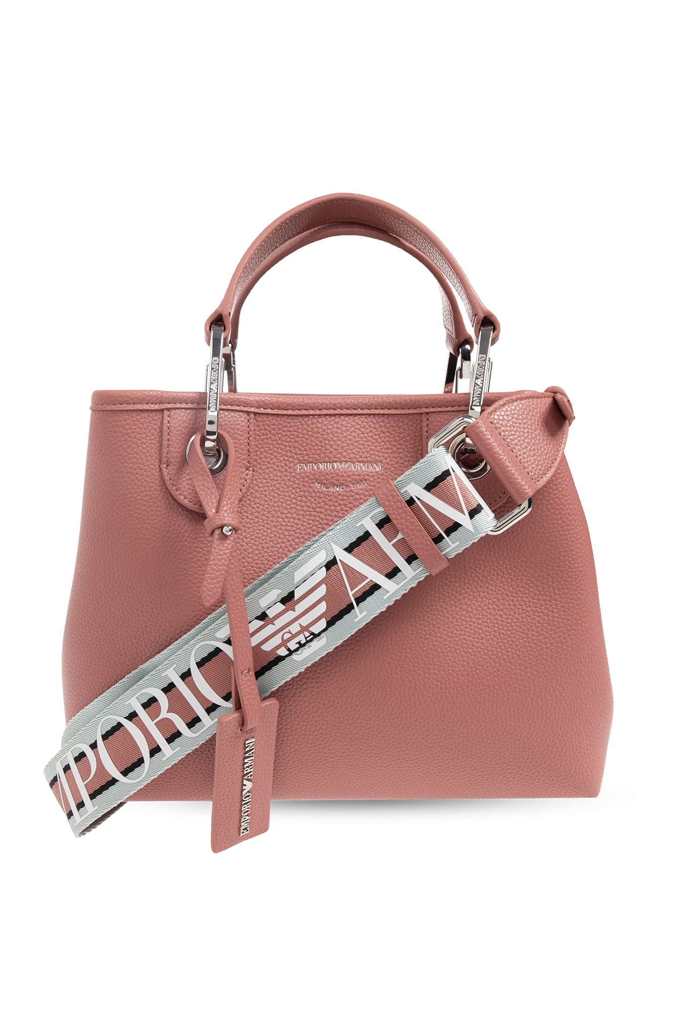 Pink on sale armani bag